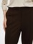 Önü Dikişli Slim Fit Örme Kadın Pantolon 00089 5