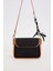 Siyah-Camel Fular Bağlama Detaylı Omuz Çantası 4