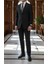Modern Fit Kruvaze Siyah Takım Elbise 1