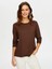 Yuvarlak Yaka Kadın Uzun Kol T-Shirt BW26TSH005 3