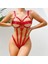 Arias Closet Fantezi Lastik Body Harness Kırmızı 1