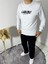 Labubu Sırt Baskı Bisiklet Yaka Sweatshirt 2