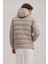 Taş Regular Fit Kapüşonlu Şişme Kışlık Mont 4
