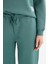 Regular Fit Normal Kesim Ribanalı Paça Yeşil Jogger Sweatpant 4