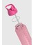 Moly Yazı Desenli 1000 ml Pipetli Tritan Matara 912139 Fuşya 4