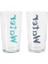Water Bardak 570 ml 2'li Set Mavi & Turkuaz 3