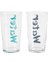 Water Bardak 570 ml 2'li Set Mavi & Turkuaz 7