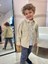 ​​​​​​​çocuk Denim Ceket – Düğmeli, Rahat Kesim, Bej 4