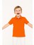 Çocuk Polo Yaka Tişört | Turuncu | %100 Pamuk | Unisex | Okul & Günlük Kullanım 5