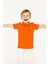 Çocuk Polo Yaka Tişört | Turuncu | %100 Pamuk | Unisex | Okul & Günlük Kullanım 6