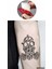 Nükleer Maske Şablonu Geçici Dövme Deseni Tattoo Geçici Dövme Şablonları Kına Kalıpları 2