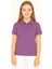 Genç Polo Yaka Tişört | Lila | %100 Pamuk | Unisex | Okul & Günlük Kullanım 1