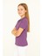 Genç Polo Yaka Tişört | Lila | %100 Pamuk | Unisex | Okul & Günlük Kullanım 5