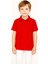 Çocuk Polo Yaka Tişört | Kırmızı | %100 Pamuk | Unisex | Okul & Günlük Kullanım 1