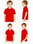 Çocuk Polo Yaka Tişört | Kırmızı | %100 Pamuk | Unisex | Okul & Günlük Kullanım 4