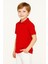 Çocuk Polo Yaka Tişört | Kırmızı | %100 Pamuk | Unisex | Okul & Günlük Kullanım 5