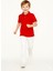 Çocuk Polo Yaka Tişört | Kırmızı | %100 Pamuk | Unisex | Okul & Günlük Kullanım 7