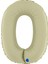 0 Rakam Supertrend Satin Olive Green Folyo Balon 26" 2