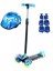 Mavi Twist Işıklı Scooter Kask Seti 2-7 Yaş Arası Çocuklar İçin Güvenli Eğlence 3