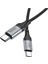 X102 Fresh 1m 60W Type-C To Type-C Pd Hızlı Şarj Data Kablosu Siyah 2