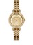 DK.1.AG1411.05 Taşlı Tasarım Çelik Kordon Çelik Kasa 5 Atm Suya Dayanıklı Altın Renk Kadın Kol Saati 1