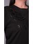 Kadın Büyük Beden Önü Boncuk Pul Payet Işlemeli Viskon Sweatshirt 2