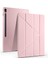 Galaxy Tab S10 Fe Plus Uyumlu Tri Folding Kalem Bölmeli Standlı Kılıf Rose Gold 1