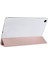 Galaxy Tab A9 Plus Uyumlu Smart Cover Standlı 1-1 Kılıf Rose Gold 3