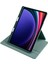 Galaxy Tab S9 Uyumlu Kalem Bölmeli Standlı Termik Kılıf Koyu Yeşil 4