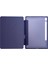 Galaxy Tab S9 Uyumlu Tri Folding Kalem Bölmeli Standlı Kılıf Lacivert 3