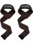 Fitness Deadlift Bilek Kayışı Lifting Strap Kahve Çift 1