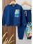 Erkek Çocuk Bluey Baskılı 3 Iplik Pamuklu Kumaş Alt Üst Takım 2