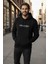 Fern Kapüşonlu Erkek Sweatshirt Lacivert 1