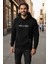 Fern Kapüşonlu Erkek Sweatshirt Lacivert 4