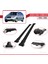 Skoda Fabia (6y) Combi 2000-2006 Arası ile Uyumlu Fly Model Ara Atkı Tavan Barı Siyah 2 Adet 3