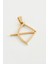 Wizard Yay Ok Çelik Kolye Ucu 2,5 Cm-Sarı 1