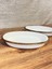 Oval Derin Seramik Fırın Kabı – Rustik Detaylı 2li Set 4