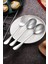 7 Parça Çelik Sunum Servis Kaşığı Kaşık Çatal Bıçak Spatula Seti MT154BY 5