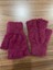 Bordo Peluş Kışlık Kesik Parmak Eldiven (Standart) 3