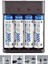 Pil Şarj Cihazı (Dört Yuvalı) - 1.2V Ni-Mh / Ni-Cd Aa / Aaa / GT-BC07 4