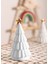 Dekoratif LED Işıklı Yılbaşı Ağacı Beyaz 8X8X14 cm 3