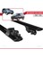 Mitsubishi Outlander 2 2007-2012 Arası ile Uyumlu Hook Model Ara Atkı Tavan Barı Siyah 2 Adet 4