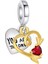 \'you Are The One\' Yazılı Kalp Charm 1