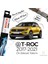 Bosch Aerotwin Muz Silecek Takımı Volkswagen T-Roc 2017-2019 ile Uyumlu 1