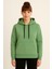 Kadın Yeşil Kapüşonlu SWEATSHIRT-W1108-K 1