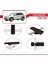 Nissan Murano 2002-2007 Arası ile Uyumlu Basıc Model Ara Atkı Tavan Barı Siyah 3 Adet 4