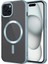 Apple iPhone 15 Kılıf Mat Tasarımlı M-Safe Wireless Şarj Özellikli Mat Setro Kapak 1