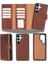 Samsung Galaxy S25 Ultra Uyumlu, Hakiki Deri, El Yapımı, Cüzdanlı Kılıf, Antik Kahve 5