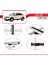 Ford Edge 2007-2014 Arası ile Uyumlu Basıc Model Ara Atkı Tavan Barı Gri 2 Adet 4