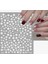 Mini Beyaz Çiçekler Tırnak Süsleme Stickerı Nail Art Süslemeleri 2